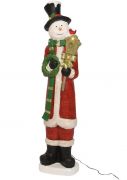 MUÑECO NIEVE TERRACOTA H123CM